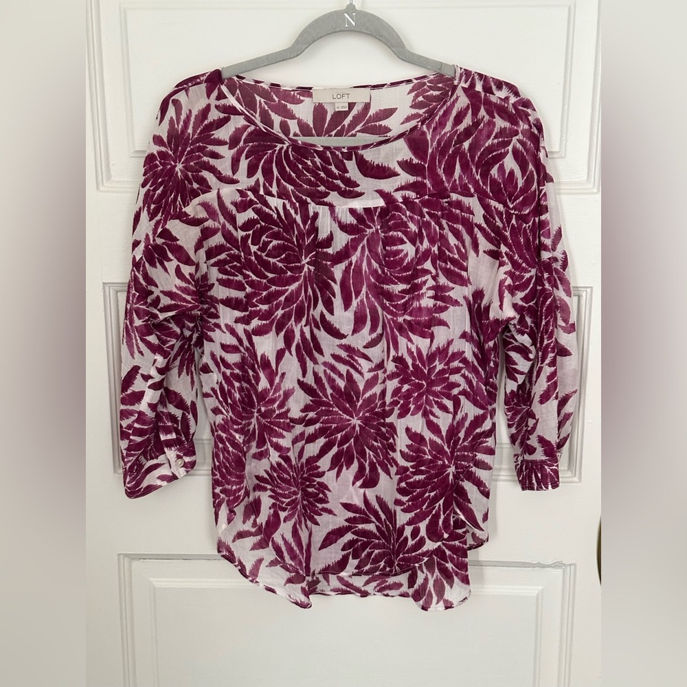 Loft Floral Blouse